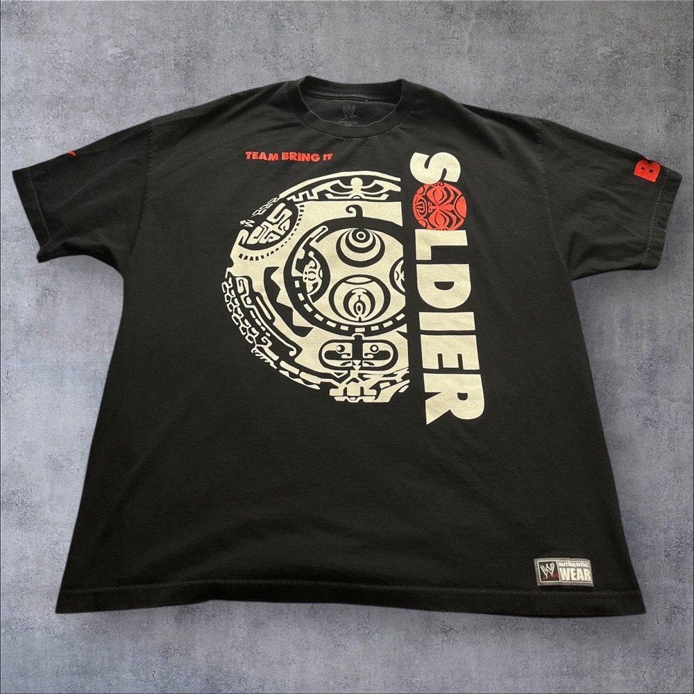 WWE The Rock Team Bring‎ It Soldier Graphic Tee